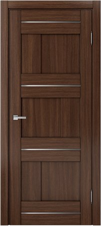 Входная дверь  - Межкомнатная дверь экошпон модель Доминика 305 Орех вела