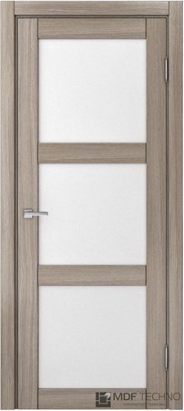 Входная дверь  - Межкомнатная дверь экошпон модель Доминика Классик 804 Дуб дымчатый