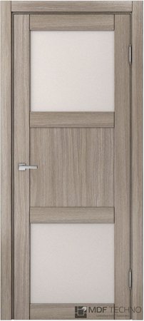 Входная дверь  - Межкомнатная дверь экошпон модель Доминика Классик 805 Дуб дымчатый