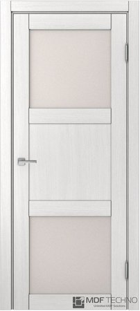 Входная дверь  - Межкомнатная дверь экошпон модель Доминика Классик 805 Ясень белый