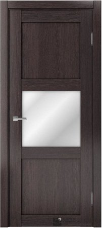 Входная дверь  - Межкомнатная дверь экошпон модель Доминика Классик 806 Дуб серый