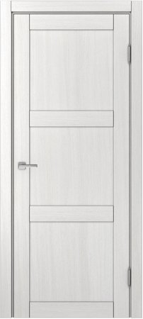 Входная дверь  - Межкомнатная дверь экошпон модель Доминика Классик 807 Ясень белый