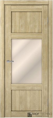 Входная дверь  - Межкомнатная дверь экошпон модель Доминика Классик 808 Дуб дорато