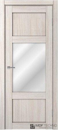 Входная дверь  - Межкомнатная дверь экошпон модель Доминика Классик 808 Лиственница белая