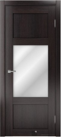 Входная дверь  - Межкомнатная дверь экошпон модель Доминика Классик 808 Орех темный