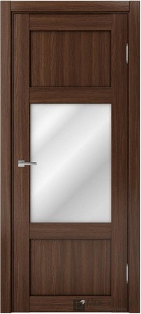 Входная дверь  - Межкомнатная дверь экошпон модель Доминика Классик 808 Орех вела