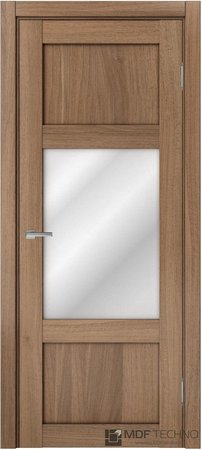 Входная дверь  - Межкомнатная дверь экошпон модель Доминика Классик 808 Орех золотой