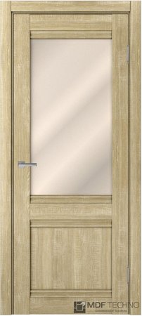 Входная дверь  - Межкомнатная дверь экошпон модель Доминика Классик 812 Дуб дорато