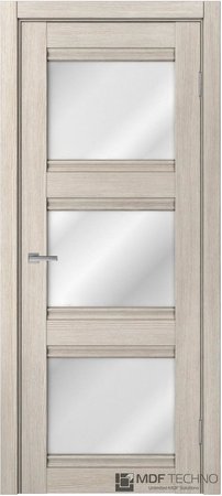 Входная дверь  - Межкомнатная дверь экошпон модель Доминика Классик 814 Лиственница кремовая