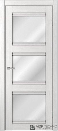 Входная дверь  - Межкомнатная дверь экошпон модель Доминика Классик 814 Ясень белый