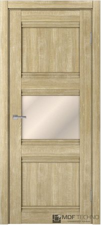 Входная дверь  - Межкомнатная дверь экошпон модель Доминика Классик 816 Дуб дорато