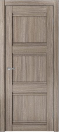 Входная дверь  - Межкомнатная дверь экошпон модель Доминика Классик 817 Дуб дымчатый
