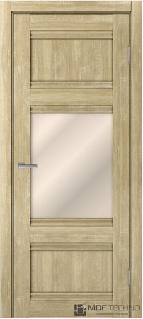 Входная дверь  - Межкомнатная дверь экошпон модель Доминика Классик 818 Дуб дорато