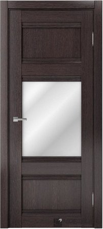 Входная дверь  - Межкомнатная дверь экошпон модель Доминика Классик 818 Дуб серый