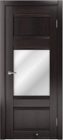 Входная дверь  - Межкомнатная дверь экошпон модель Доминика Классик 818 Орех темный