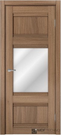 Входная дверь  - Межкомнатная дверь экошпон модель Доминика Классик 818 Орех золотой