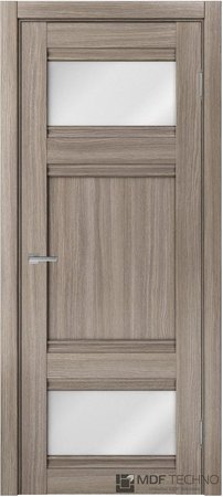 Входная дверь  - Межкомнатная дверь экошпон модель Доминика Классик 819 Дуб дымчатый