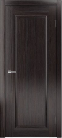 Входная дверь  - Межкомнатная дверь экошпон модель Доминика Классик 821 Орех темный