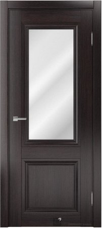 Входная дверь  - Межкомнатная дверь экошпон модель Доминика Классик 822 Орех темный