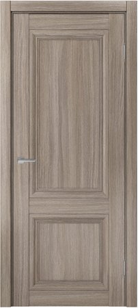 Входная дверь  - Межкомнатная дверь экошпон модель Доминика Классик 823 Дуб дымчатый