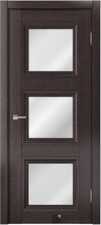 Входная дверь  - Межкомнатная дверь экошпон модель Доминика Классик 824 Дуб серый