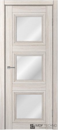 Входная дверь  - Межкомнатная дверь экошпон модель Доминика Классик 824 Лиственница белая