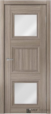 Входная дверь  - Межкомнатная дверь экошпон модель Доминика Классик 825 Дуб дымчатый