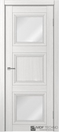 Входная дверь  - Межкомнатная дверь экошпон модель Доминика Классик 825 Ясень белый