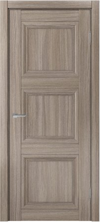 Входная дверь  - Межкомнатная дверь экошпон модель Доминика Классик 827 Дуб дымчатый