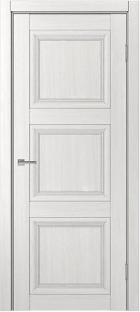 Входная дверь  - Межкомнатная дверь экошпон модель Доминика Классик 827 Ясень белый