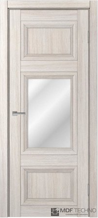 Входная дверь  - Межкомнатная дверь экошпон модель Доминика Классик 828 Лиственница белая