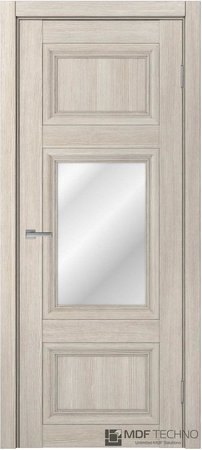 Входная дверь  - Межкомнатная дверь экошпон модель Доминика Классик 828 Лиственница кремовая