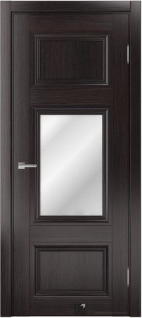 Входная дверь  - Межкомнатная дверь экошпон модель Доминика Классик 828 Орех темный