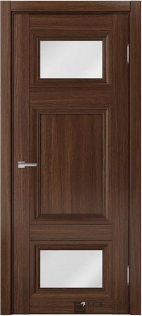 Входная дверь  - Межкомнатная дверь экошпон модель Доминика Классик 829 Орех вела