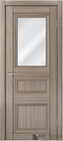 Входная дверь  - Межкомнатная дверь экошпон модель Доминика Классик 830 Дуб дымчатый