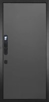 Дверь Металлическая входная дверь ГРАНИТ модель БРИОНИ СМАРТ 77 ГРАФИТ