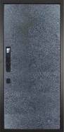 Металлическая входная дверь ГРАНИТ модель Пиано Смарт 77-1 БЕТОН ТЕМНЫЙ