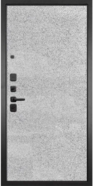 Металлическая входная дверь ГРАНИТ модель Шторм 77-1 БЕТОН СВЕТЛЫЙ