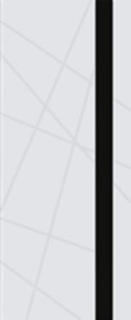 Входная дверь  - Межкомнатная дверь экошпон BAFA (БАФА) модель Тоскана 1 ост. эмалит белый/черн