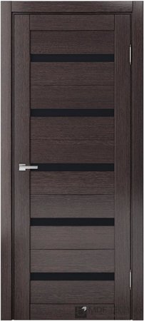 Входная дверь  - Межкомнатная дверь экошпон модель Доминика 100 Дуб серый