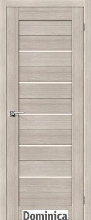 Входная дверь  - Межкомнатная дверь экошпон модель Доминика 111 Лиственница кремовая