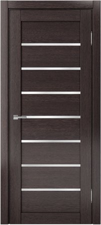 Входная дверь  - Межкомнатная дверь экошпон модель Доминика 113 Дуб серый 