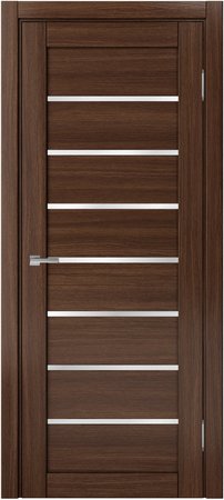 Входная дверь  - Межкомнатная дверь экошпон модель Доминика 113 Орех вела 
