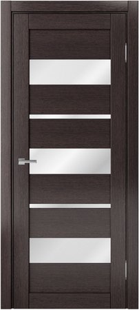 Входная дверь  - Межкомнатная дверь экошпон модель Доминика 114 Дуб серый 