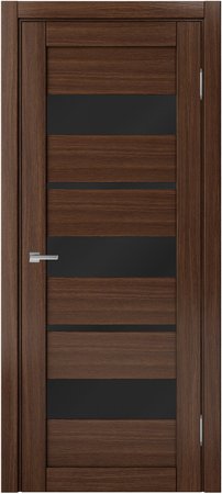 Входная дверь  - Межкомнатная дверь экошпон модель Доминика 114 Орех вела 