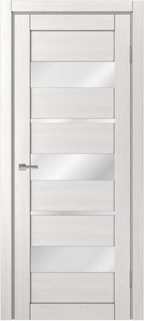 Входная дверь  - Межкомнатная дверь экошпон модель Доминика 114 Ясень белый