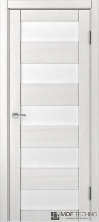 Входная дверь  - Межкомнатная дверь экошпон модель Доминика 222 Ясень белый