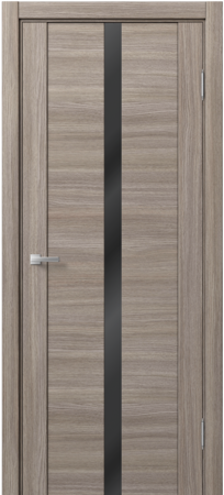 Входная дверь  - Межкомнатная дверь экошпон модель Доминика 226 Дуб дымчатый
