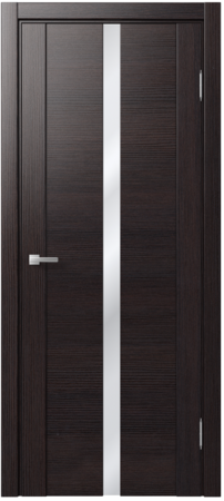 Входная дверь  - Межкомнатная дверь экошпон модель Доминика 226 Орех темный