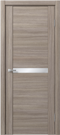 Входная дверь  - Межкомнатная дверь экошпон модель Доминика 228 Дуб дымчатый